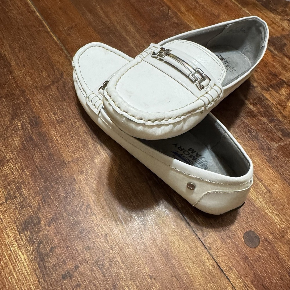 Life Stride Soft System Women's White Faux Leather Flat Shoes Sz 8M - Picture 9 of 11